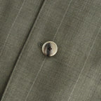 BLUEFACED WOOL JACKET #OLIVE GRAY STRIPE [A26AJ01BS]