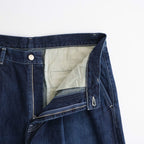 Selvage Denim Two Tuck Pants #INDIGO DARK FADE [GU263-40061DB]