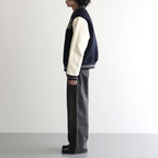 WOOL VARSITY JACKET #NAVY [26330201]