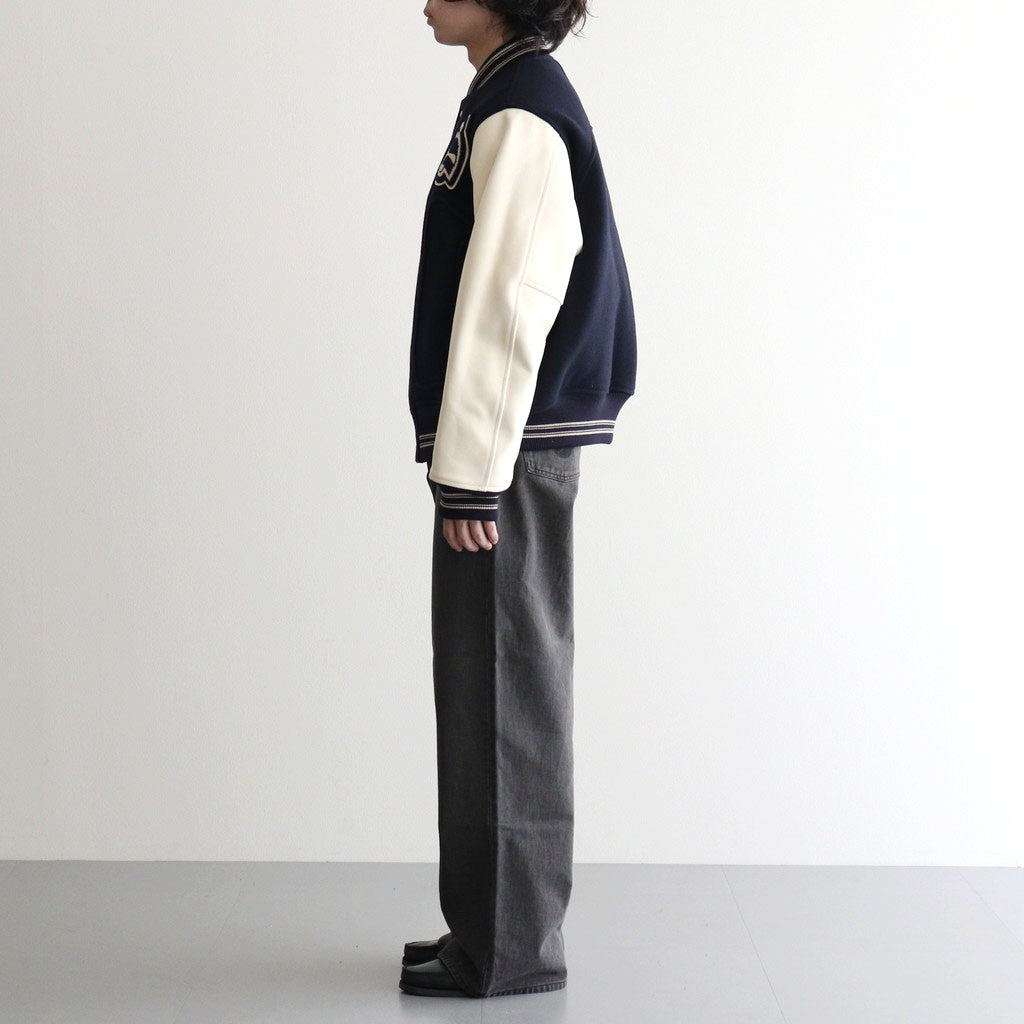 WOOL VARSITY JACKET #NAVY [26330201]