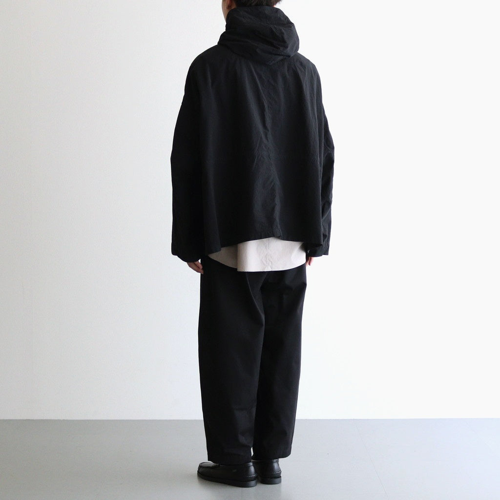 FMSTJK - ナイロンタッサー ガーメントダイ ショートモッズコート #95 Black [SN_FR1002JK]