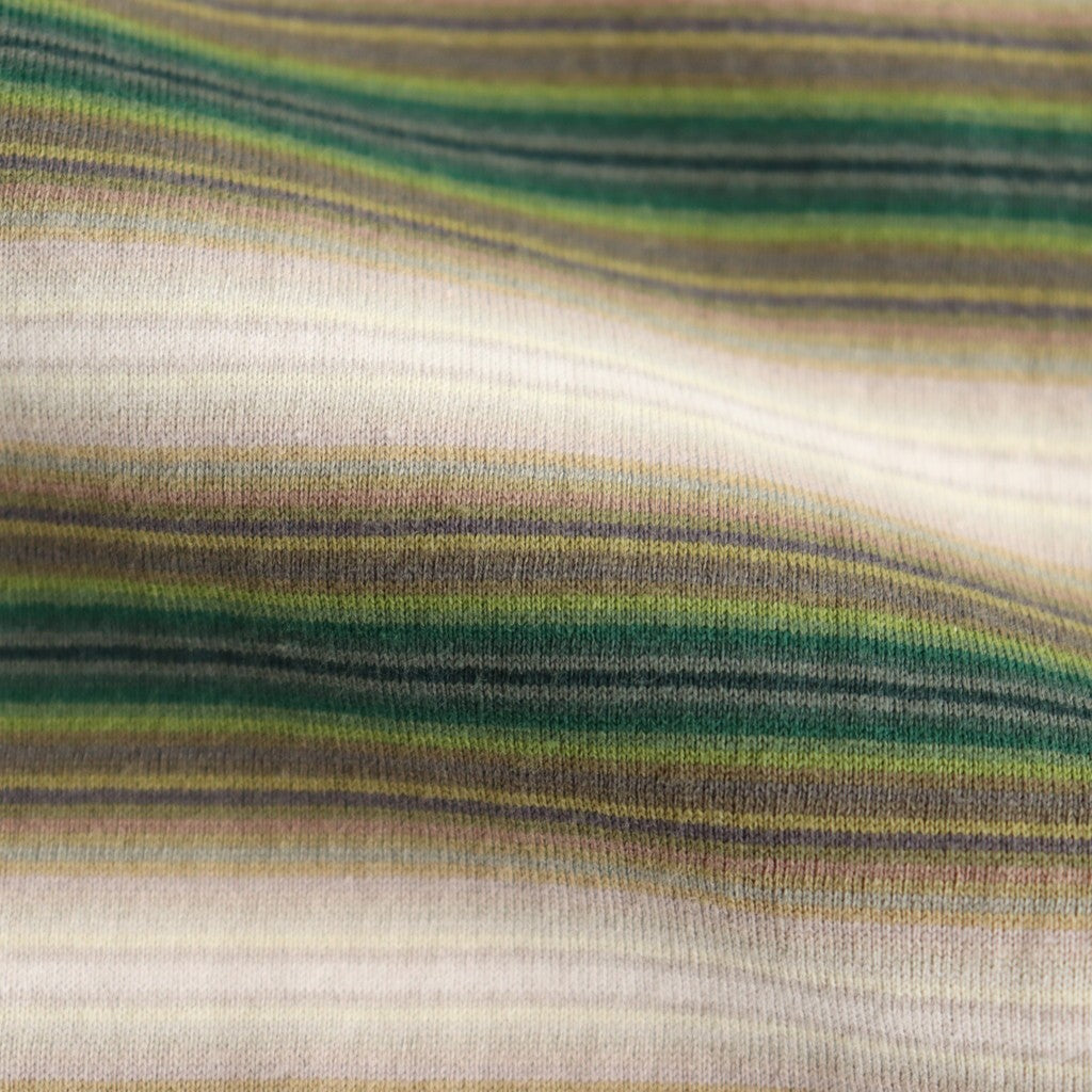 GRADIENT STRIPE JERSEY L/S TEE #FADE BROWN STRIPE [A25AP01GJ