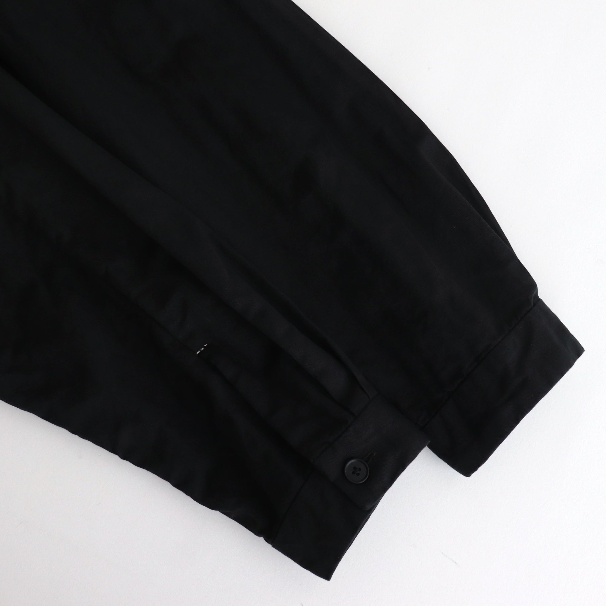 STAND COLLAR SHIRT JACKET #kusaki black [45302]