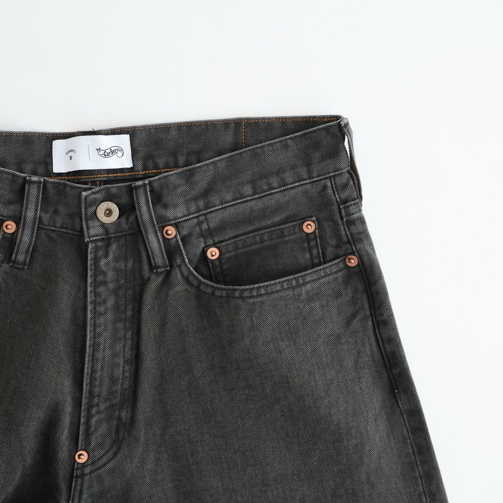 CS MODERN DENIM WIDE CUT #GUNMETAL BLACK [26880402]