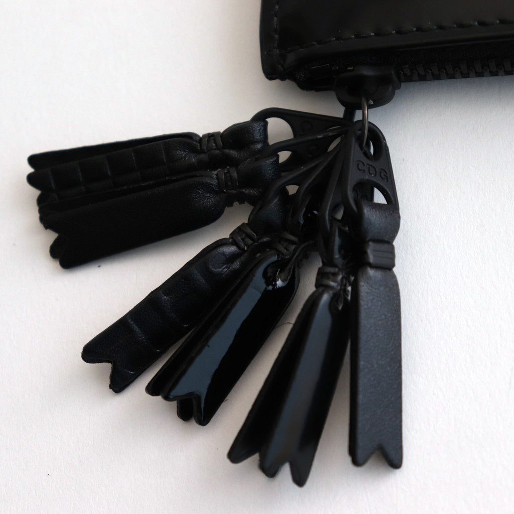 L字型ZIP財布 - ZIPPER MEDLEY #BLACK [8Z-M131-051]