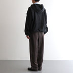 ワイドフーディーシャツ #SUMI [D125-T691]