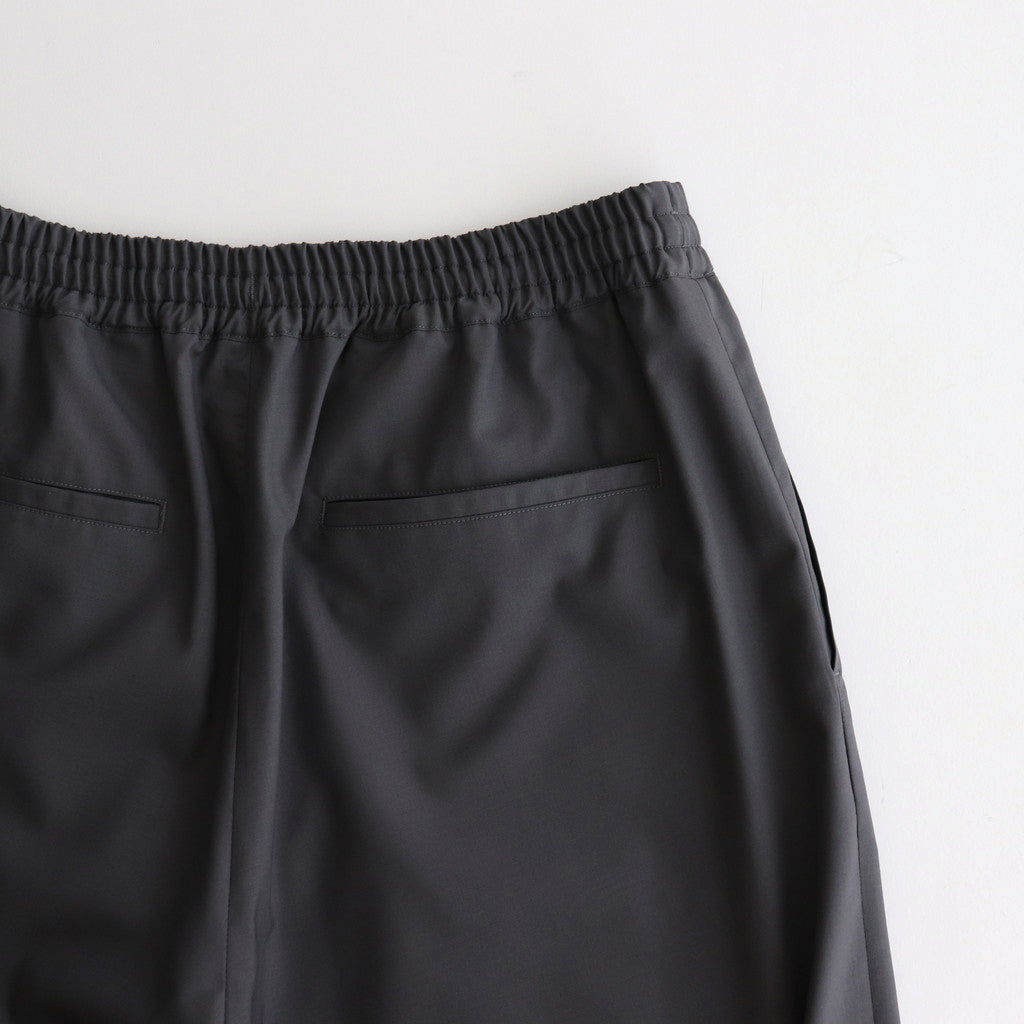 Fine Wool Tropical Easy Wide Pants #GRAY [GM243-40042]