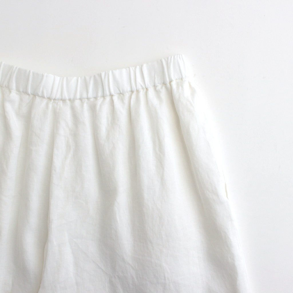 Linen Easy Wide Pants #WHITE [GL241-40278B]