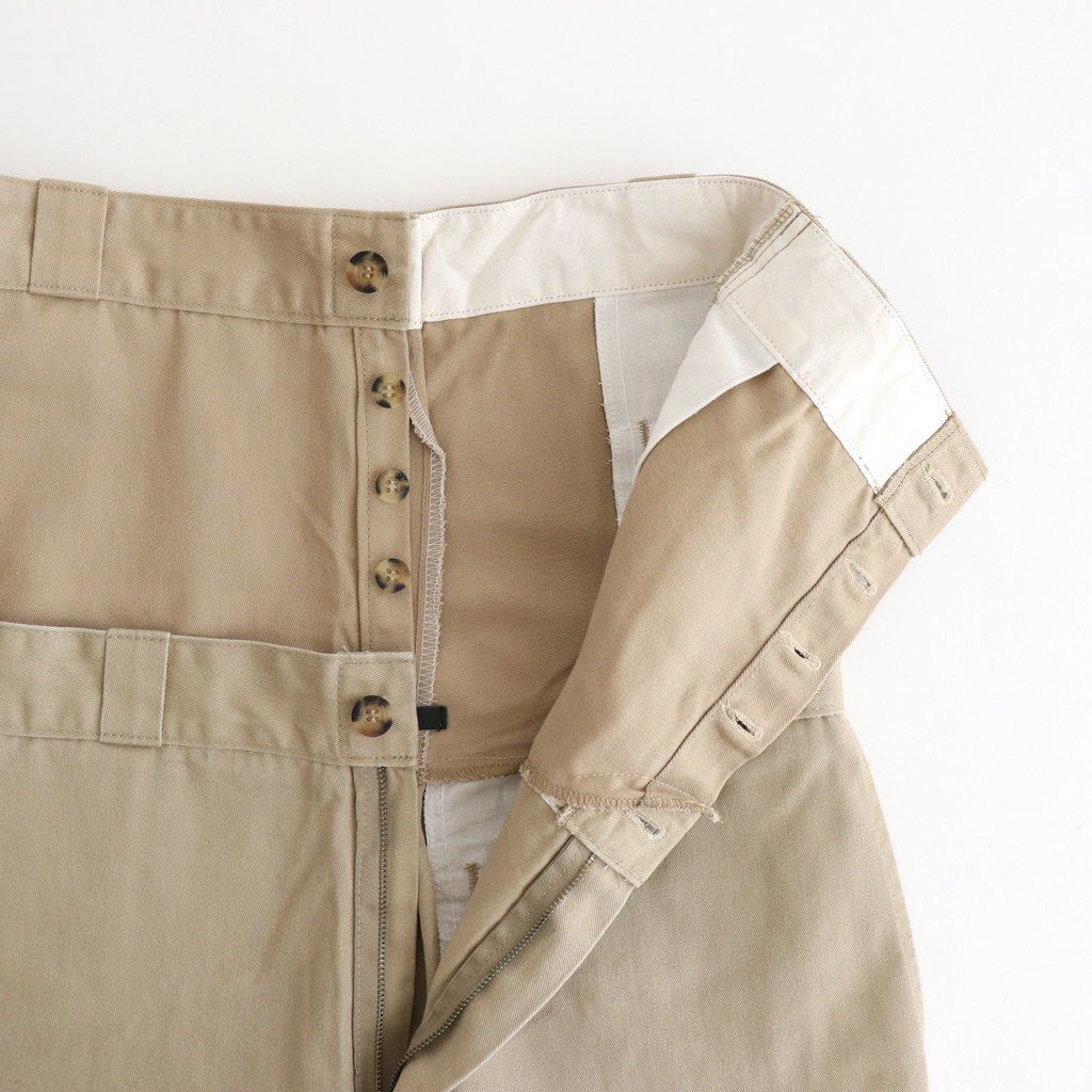 W WAIST CHINO PT #BEIGE A [Q25A-T064]