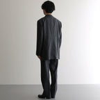 BLUEFACED WOOL CHECK JACKET #CHARCOAL CHECK [A24AJ01CB]