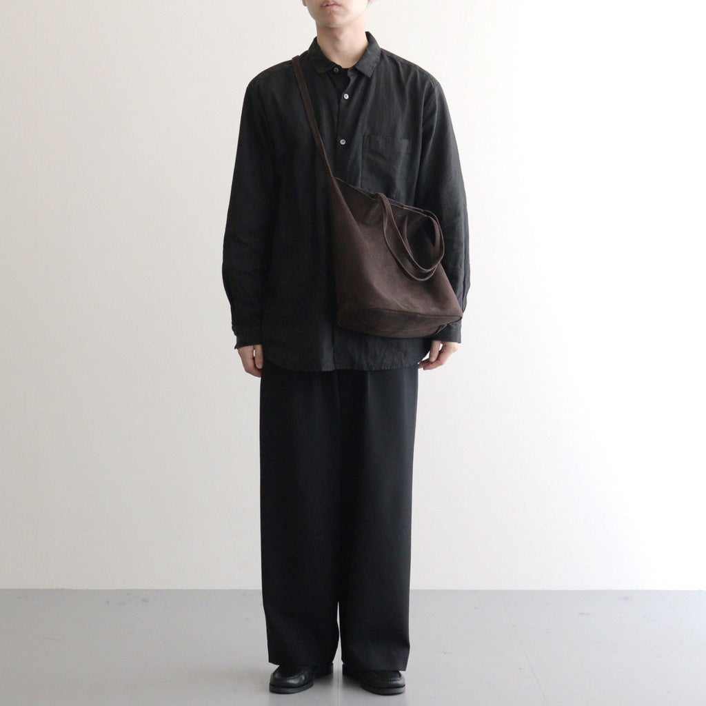 3WAY MIDIUM TOTE（OIL SUEDE） #DARK CHOCO [MS-1]