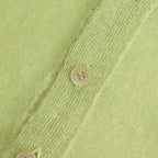 KID MOHAIR SHEER KNIT POLO #LIME YELLOW [A25SP05FG]