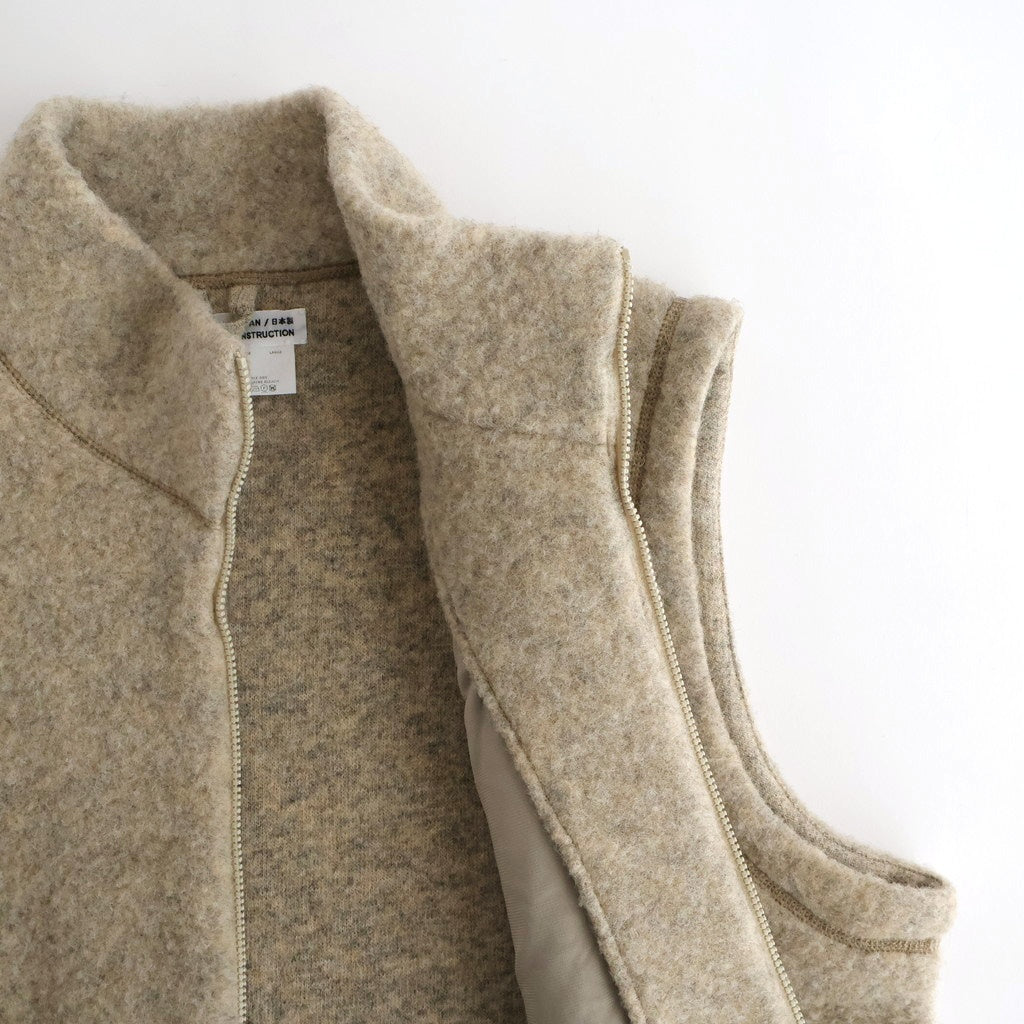 Wool Fleece Vest #NATURAL BEIGE [13052405]