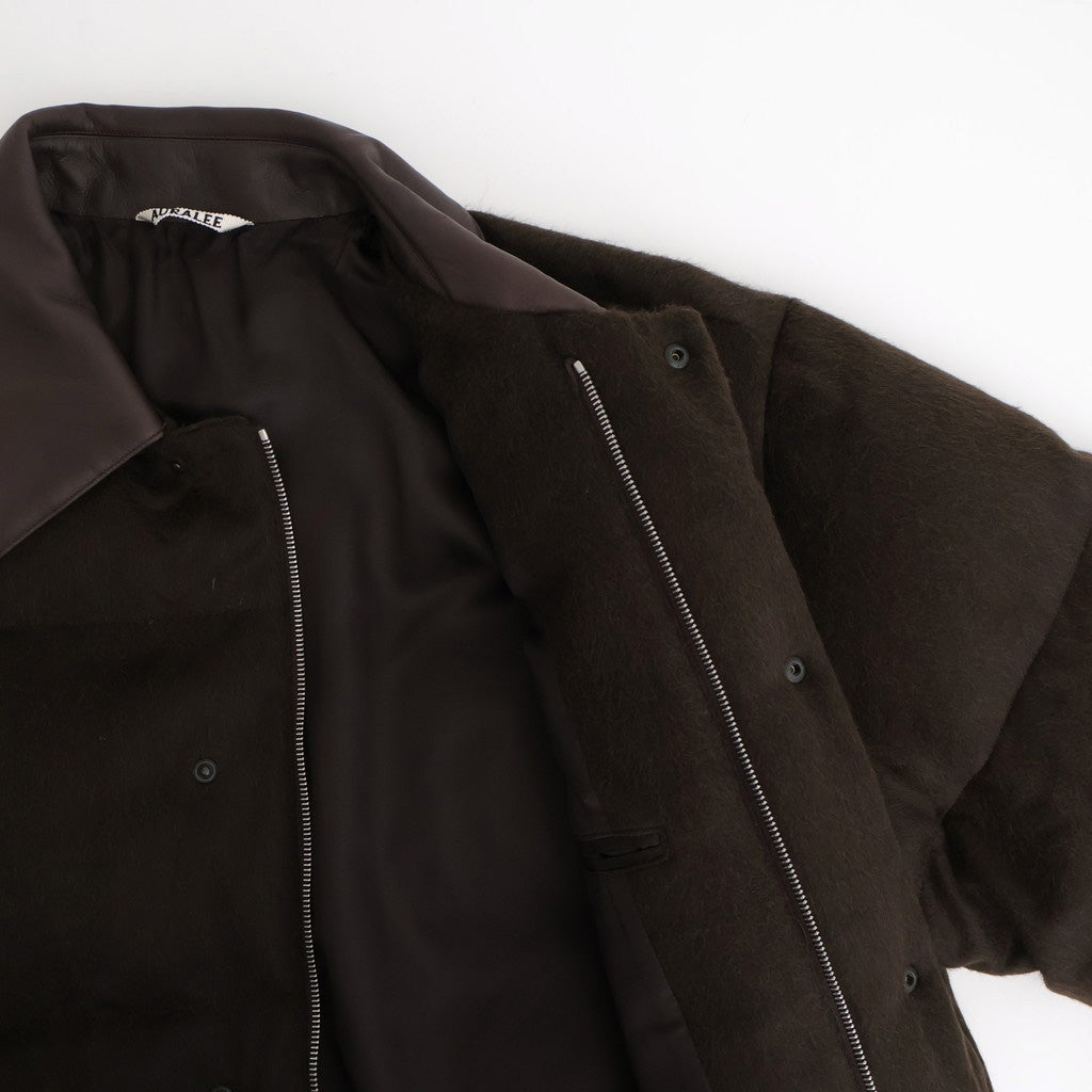 BABY CAMEL FLANNEL DOWN BLOUSON #DARK BROWN [A25AB02BF]