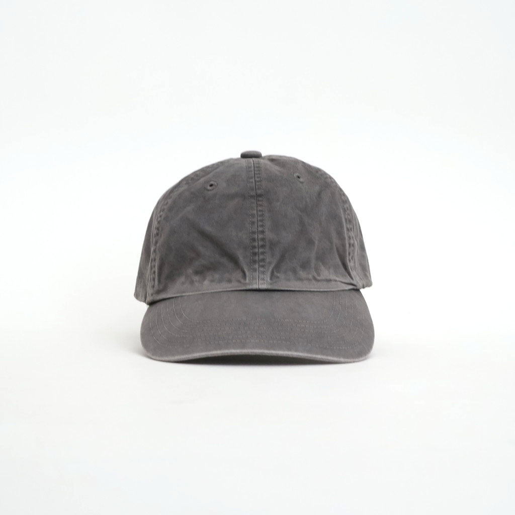 GARMENT-DYED FINX CHINO CAP MADE BY KIJIMA TAKAYUKI #INK BLACK [A26SC02KT]