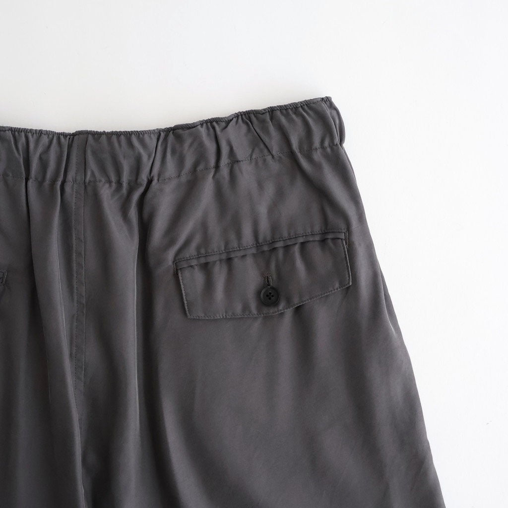 CUPRO EASY PANTS #GRAY [YK26SS01288P]
