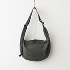 エステルグリッドチェック ショルダーバッグ #KHAKI [HQ-K202-051]