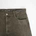 GARMENT-DYED FINX CORDUROY 5P WIDE PANTS #OLIVE BROWN [A26AP01FX]