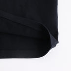 PIMA COTTON JERSEY BOAT NECK P/O #BLACK [A25SP01PC]