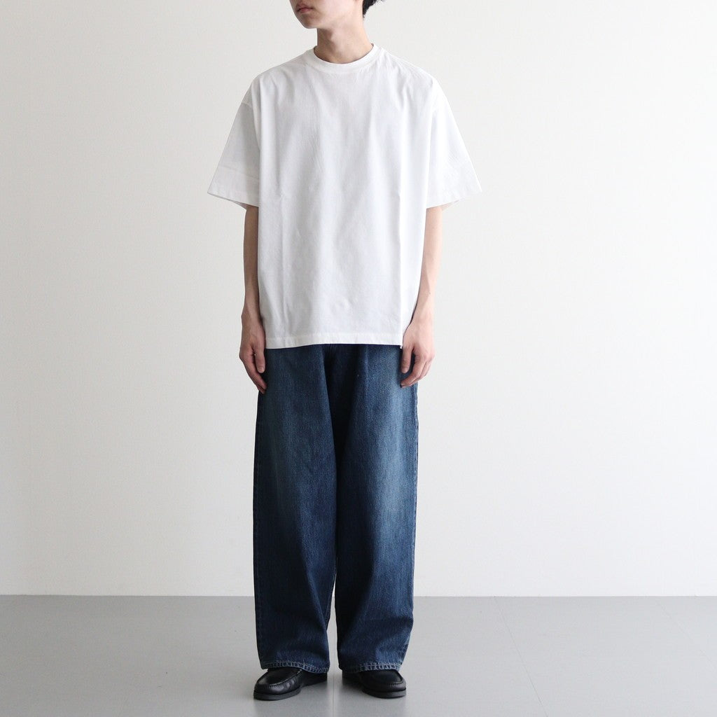 Selvage Denim Two Tuck Pants #INDIGO_DARK FADE [GU253-40061DB]