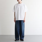 Selvage Denim Two Tuck Pants #INDIGO_DARK FADE [GU253-40061DB]