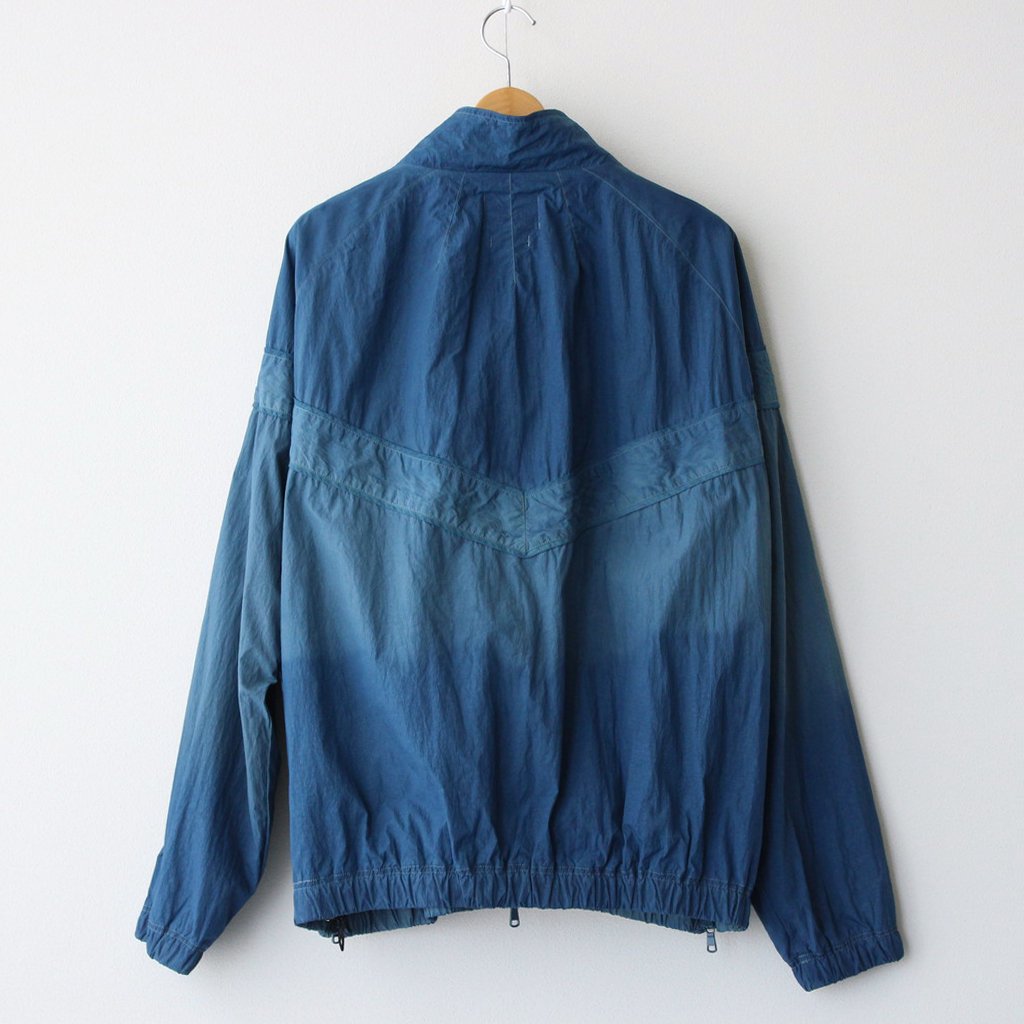 SPRAY PRINTED NYLON ZIP BLOUSON #OCEAN BLUE [YK23SS0463B]