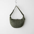 ナイロンリップストップキルティング ショルダーバッグ #KHAKI [HR-K205-051]