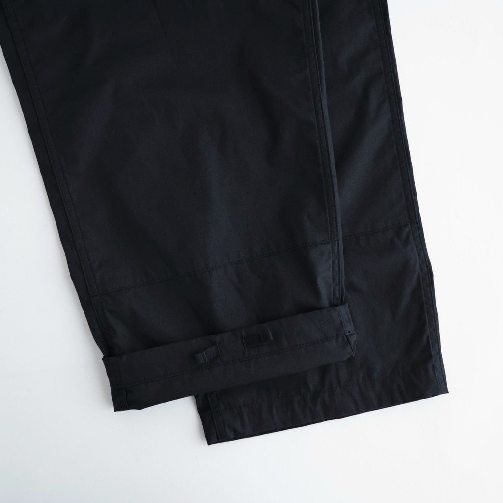綿ウェザークロス カーゴパンツ #BLACK [HR-P003-051]