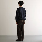 ELASTIC HIGH GAUGE SWEAT P/O #INK BLACK [A25SP02NU]