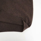 EXTRA FINE WOOL KNIT TURTLE NECK LS #MOCHA [ST.1635]