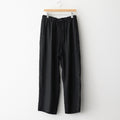 CUPRO EASY PANTS #BLACK [YK25SS0942P]