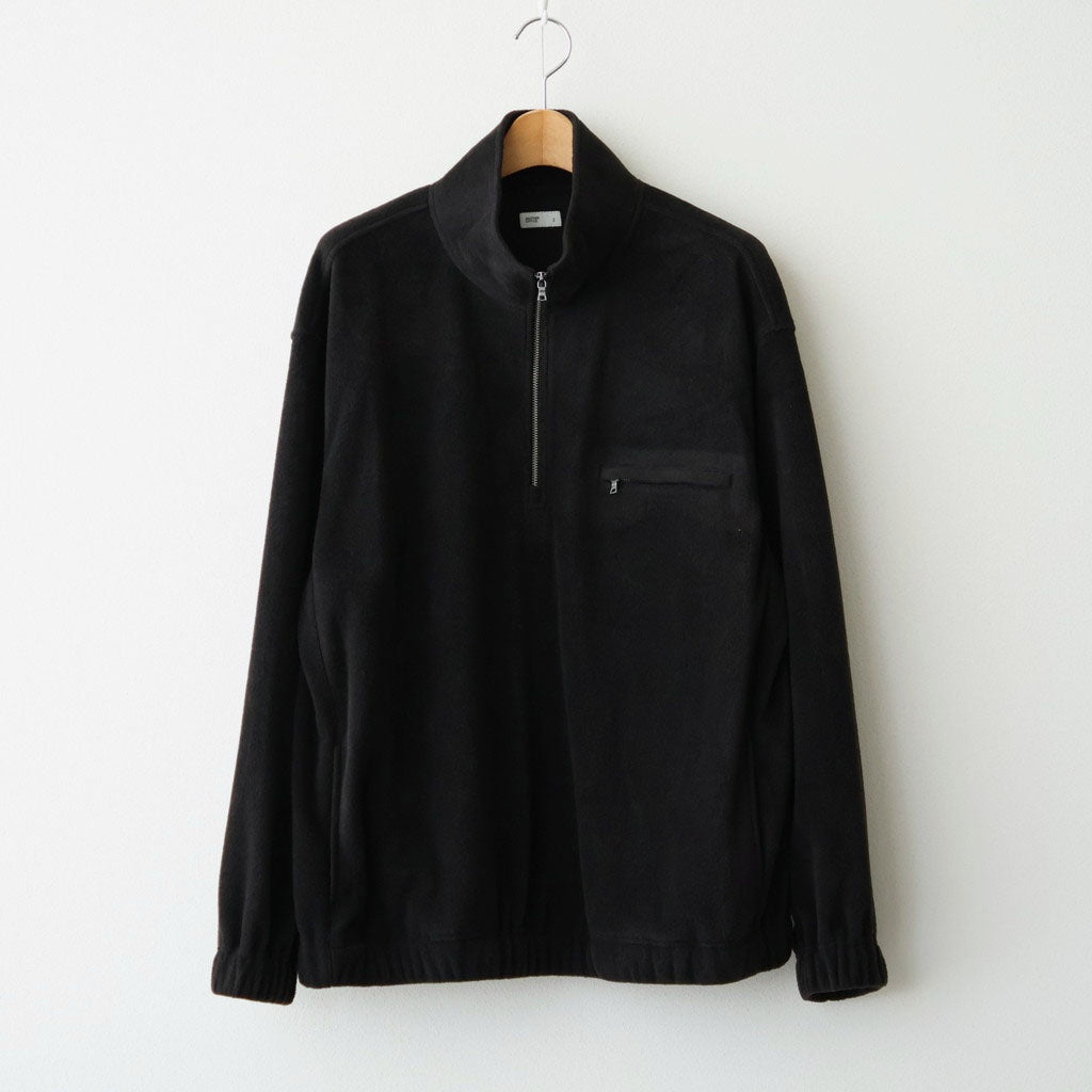 Tourist Fine Fleece Half Zip-up #BLACK [AOFWTS003]