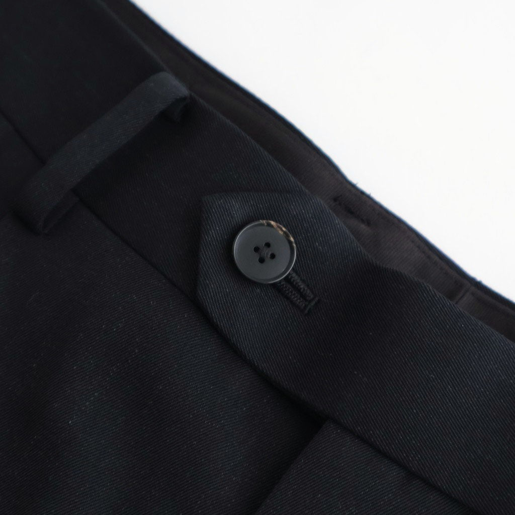 LIGHT WOOL MAX GABARDINE SHORTS #TOP BLACK [A26SP05MG]