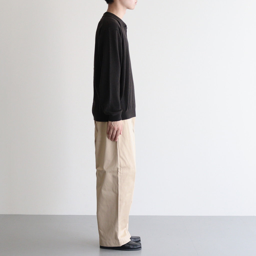 Westpoint Chino Wide Tapered Trousers #BEIGE [GM253-40151B]