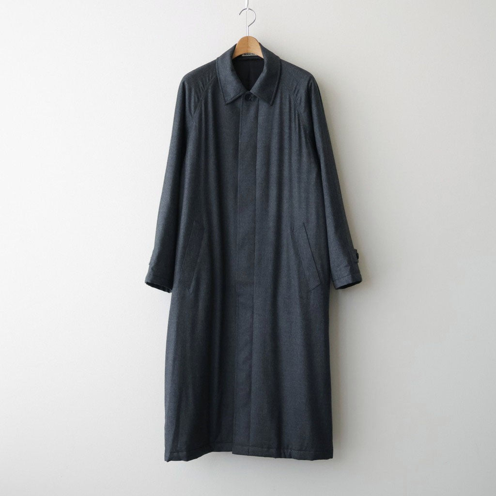 SUPER LIGHT WOOL PADDED COAT #TOP CHARCOAL [A26AC01OS]