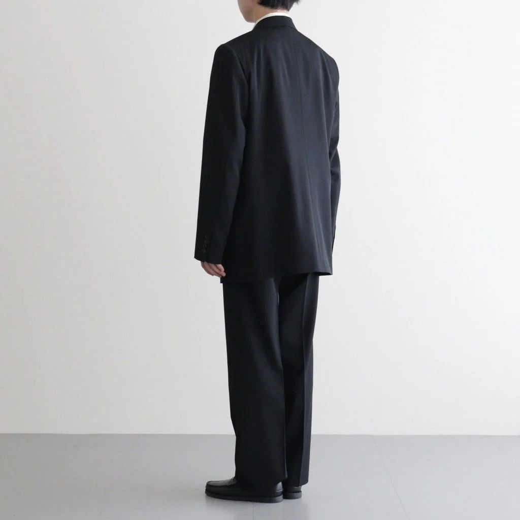 LIGHT WOOL MAX GABARDINE JACKET #TOP BLACK [A26AJ01MG]