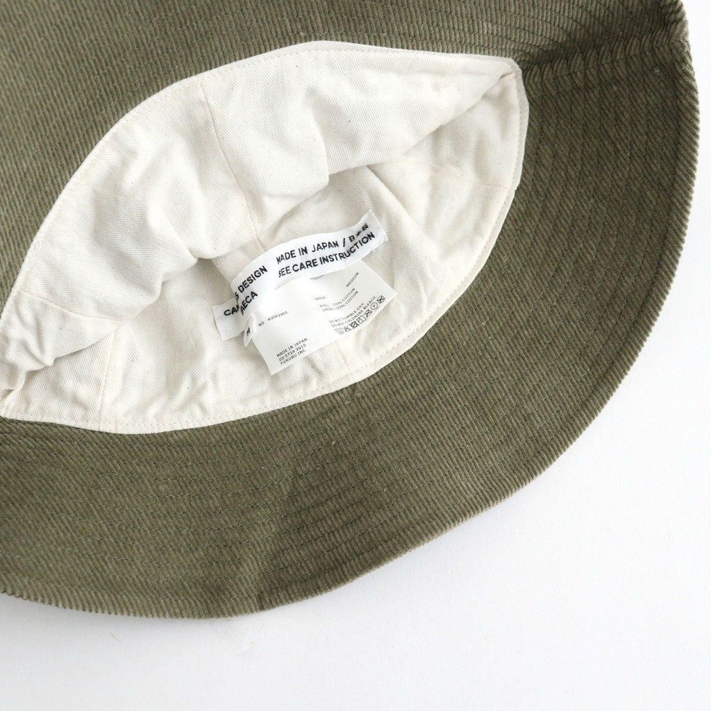 CORDUROY BUCKET HAT #GREEN [43062901]