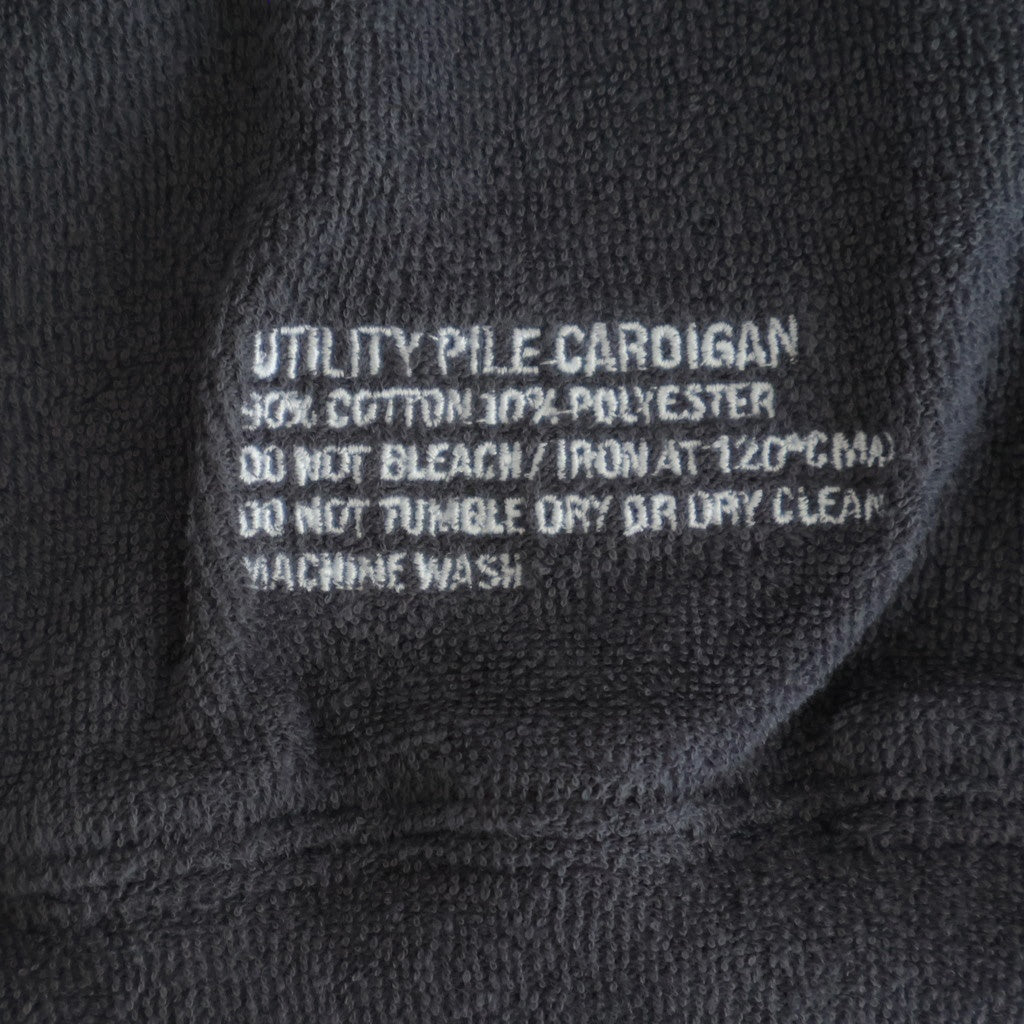 UTILITY PILE CARDIGAN SET-UP #GRAY [FSR253-60211]