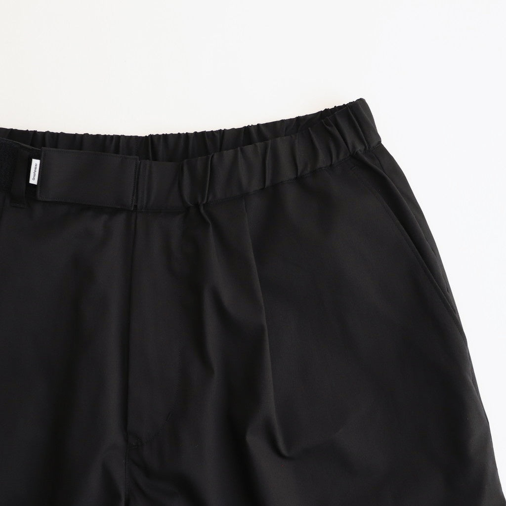 Solotex Twill Wide Chef Shorts #BLACK [GM251-40328B]