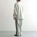 Fleece Loose Fit Track Jacket #OATMEAL [I25AW-BC120]