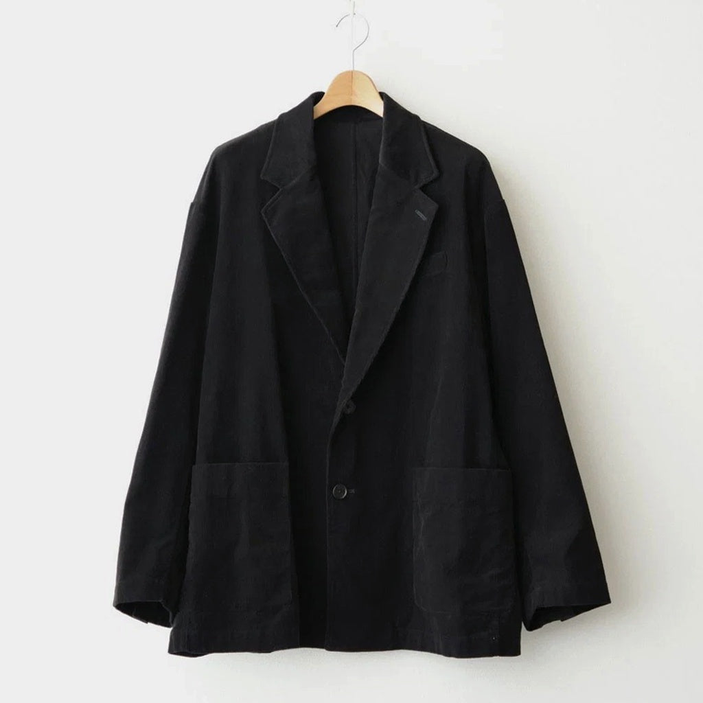 VINTAGE CORDUROY SINGLE BREASTED JACKET #BLACK [ST.1580]
