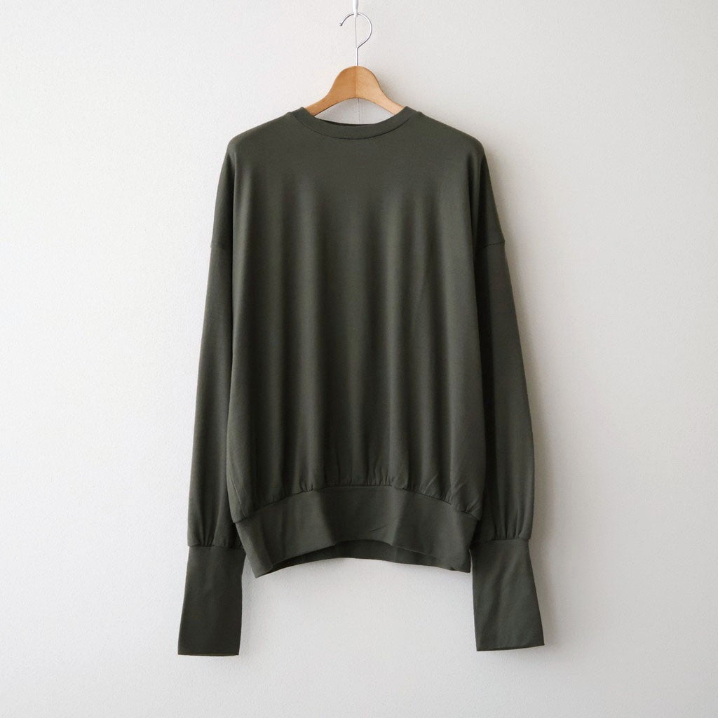 wool bo top #khaki [bo-07c04]