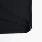 LUSTER PLAITING TEE #BLACK [A00P02GT]