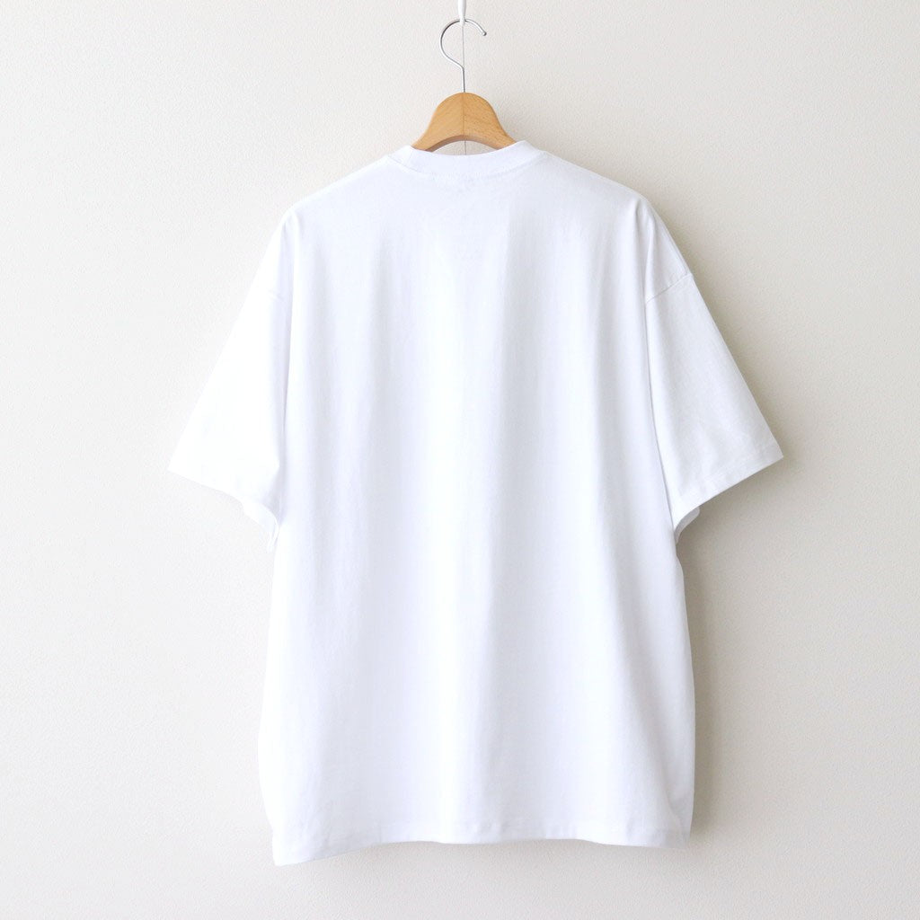 CORPORATE PRINTED S/S TEE ”FOOTBALL” #WHITE [FSC251-70185]
