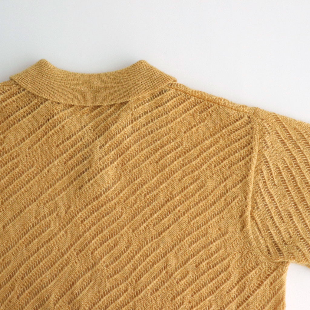 SILK MOHAIR PULLOVER SWEATER #YELLOW [YK24SS0671S]