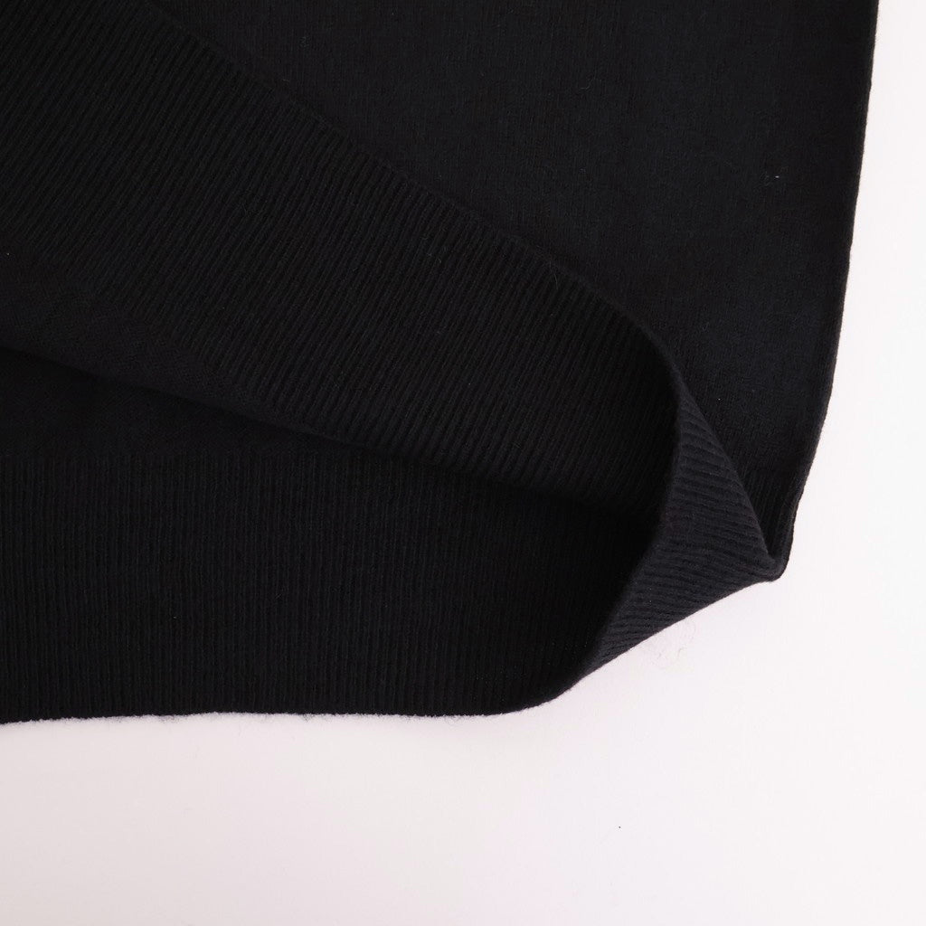 Wool Cashmere Seamless Knit #BLK [12520538]