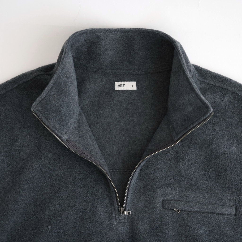 Tourist Fine Fleece Half Zip-up #HEATHER GRAY [AOFWTS003]