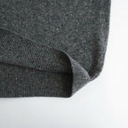 CASHMERE NEP KNIT POLO #MIX GRAY [A26AP02NE]