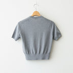 Cotton 14G Short Sleeve #GREY [I26SS-K5]