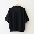 GIMA KNIT POLO SHIRTS #BLACK [25880601]